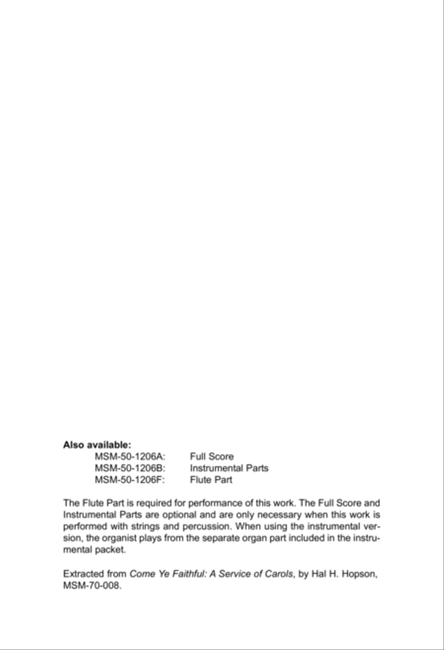 O Come, All Ye Faithful 4-Part scores gallery preview page 2