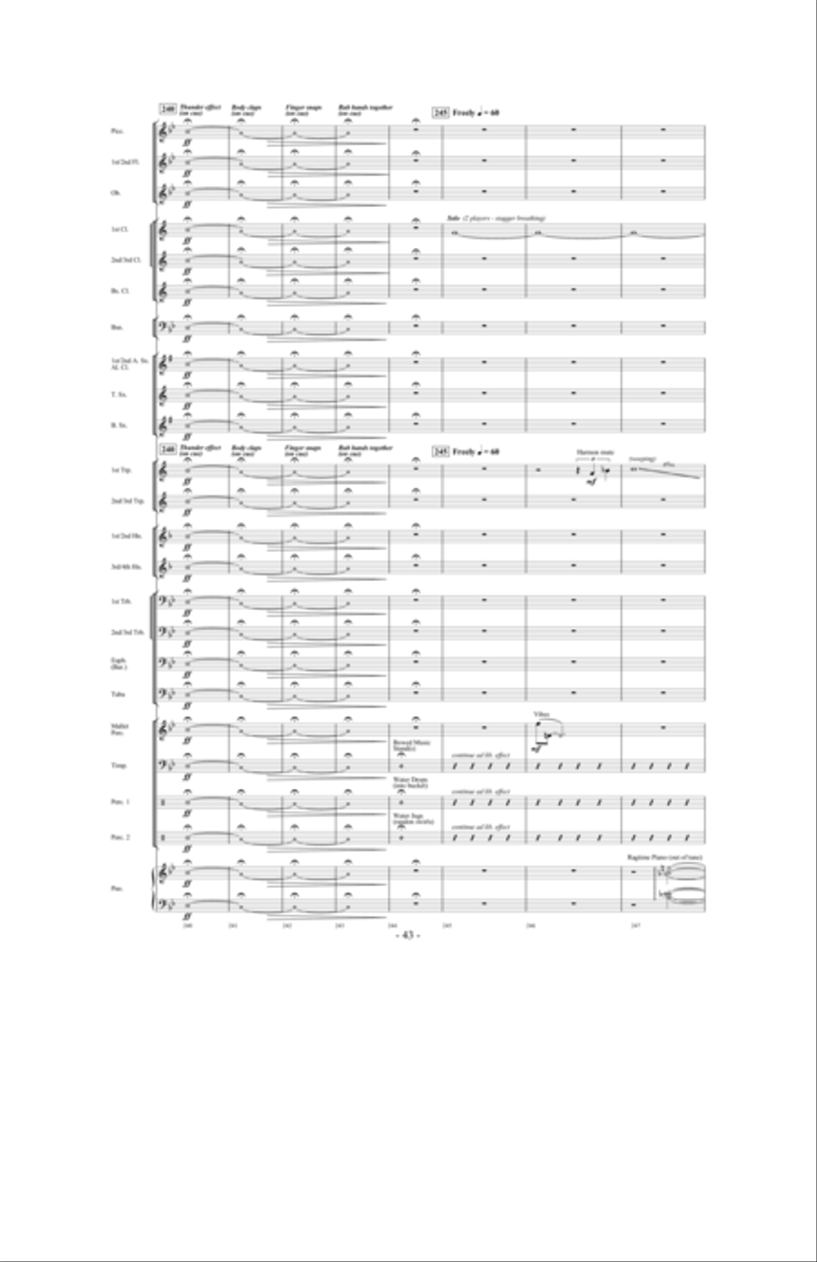 Promising Skies Concert Band scores gallery preview page 42