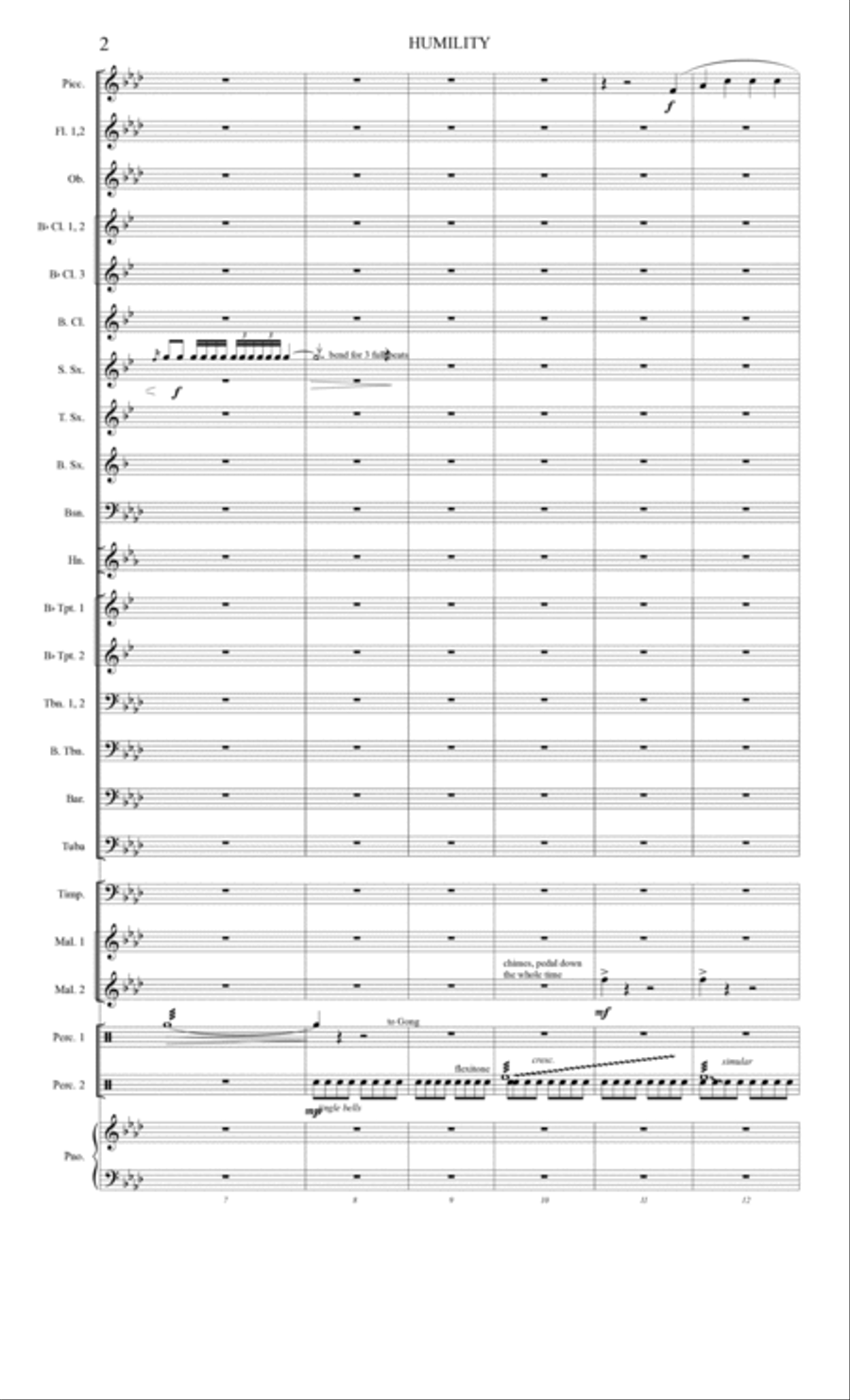 Humility Concert Band scores gallery preview page 4