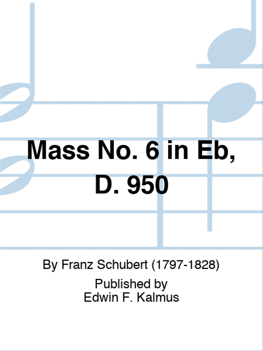 Mass No. 6 in Eb, D. 950 Voice scores gallery preview page 1