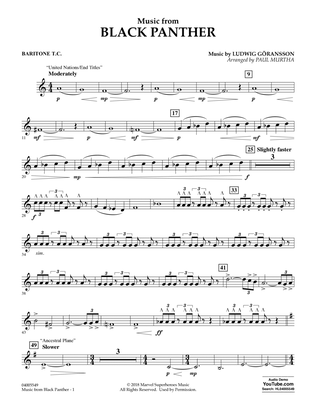 Music from "Black Panther" - Baritone T.C.
