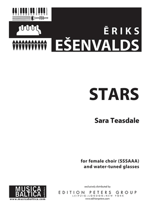 Book cover for Stars for SSSAAA Choir and Water-Tuned Glasses
