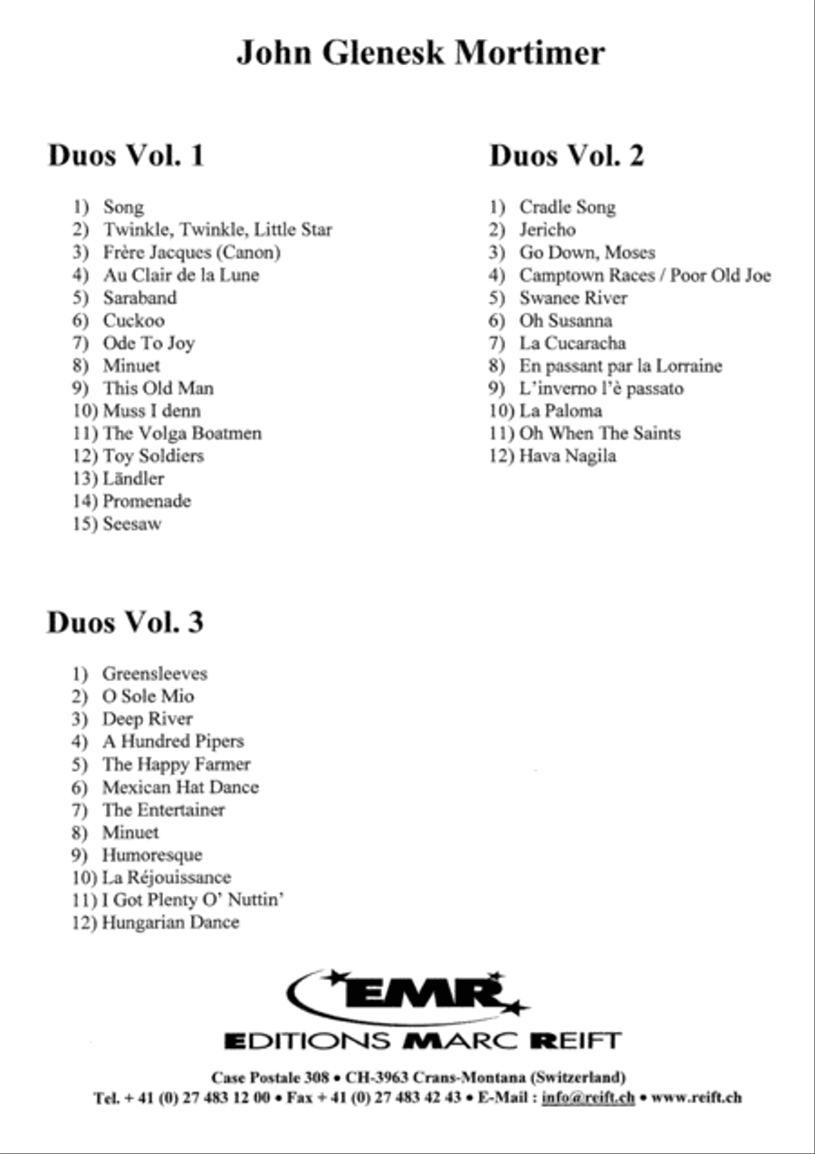 Duos Vol. 2 Trombone Duet scores gallery preview page 15