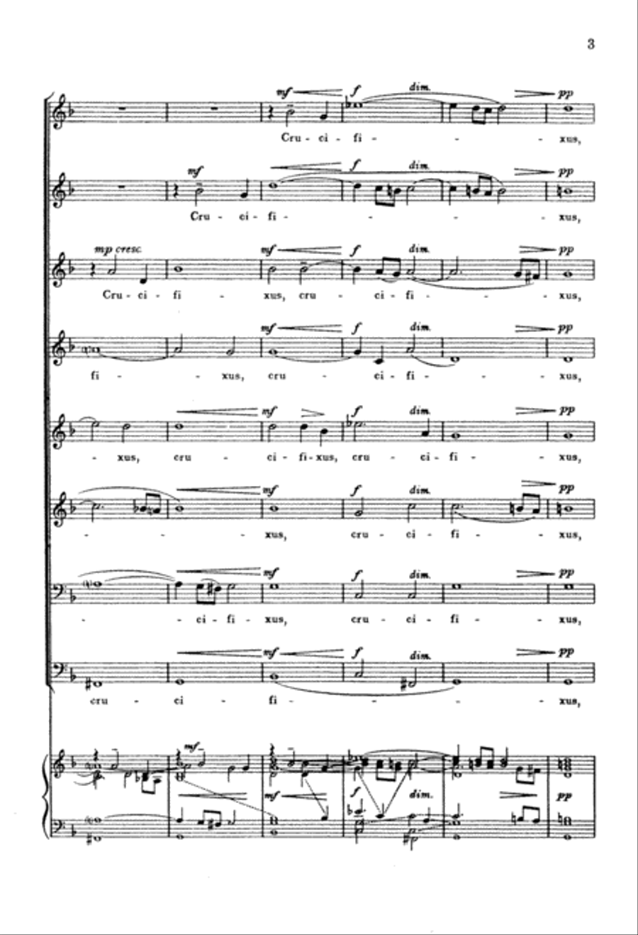 Crucifixus Divisi scores gallery preview page 3