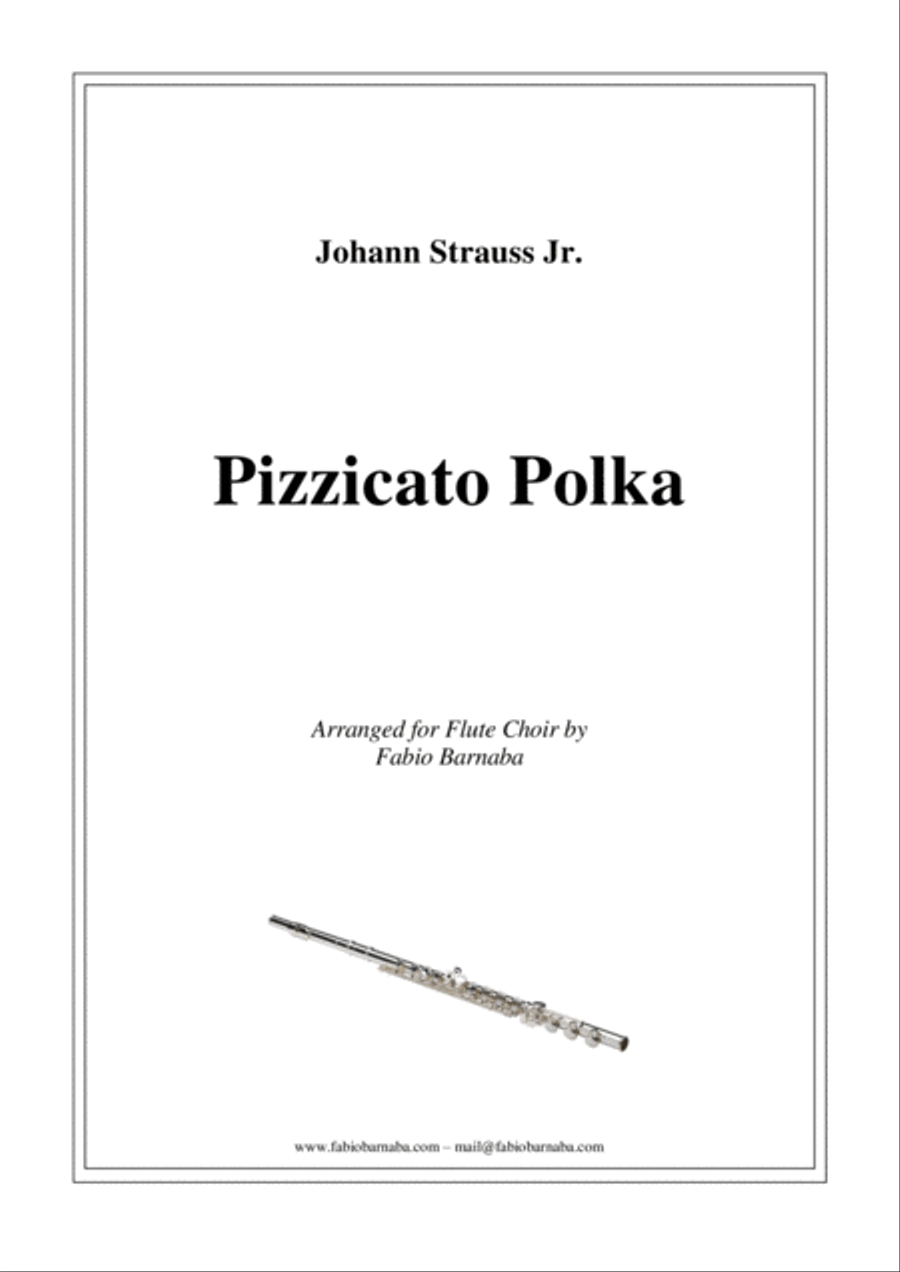Pizzicato Polka - for Flute Choir Flute Choir scores gallery preview page 1