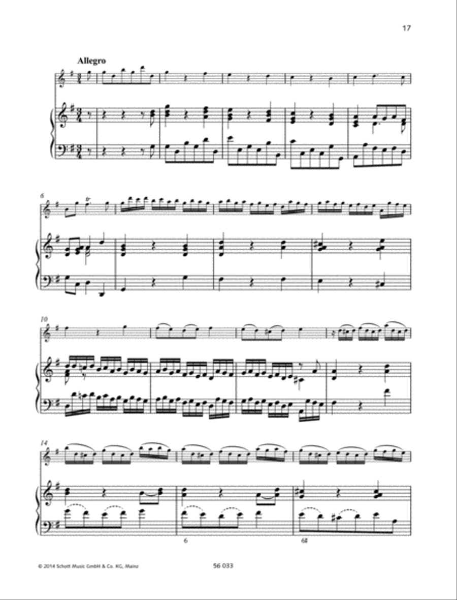 Divertimento G major Alto Recorder scores gallery preview page 2