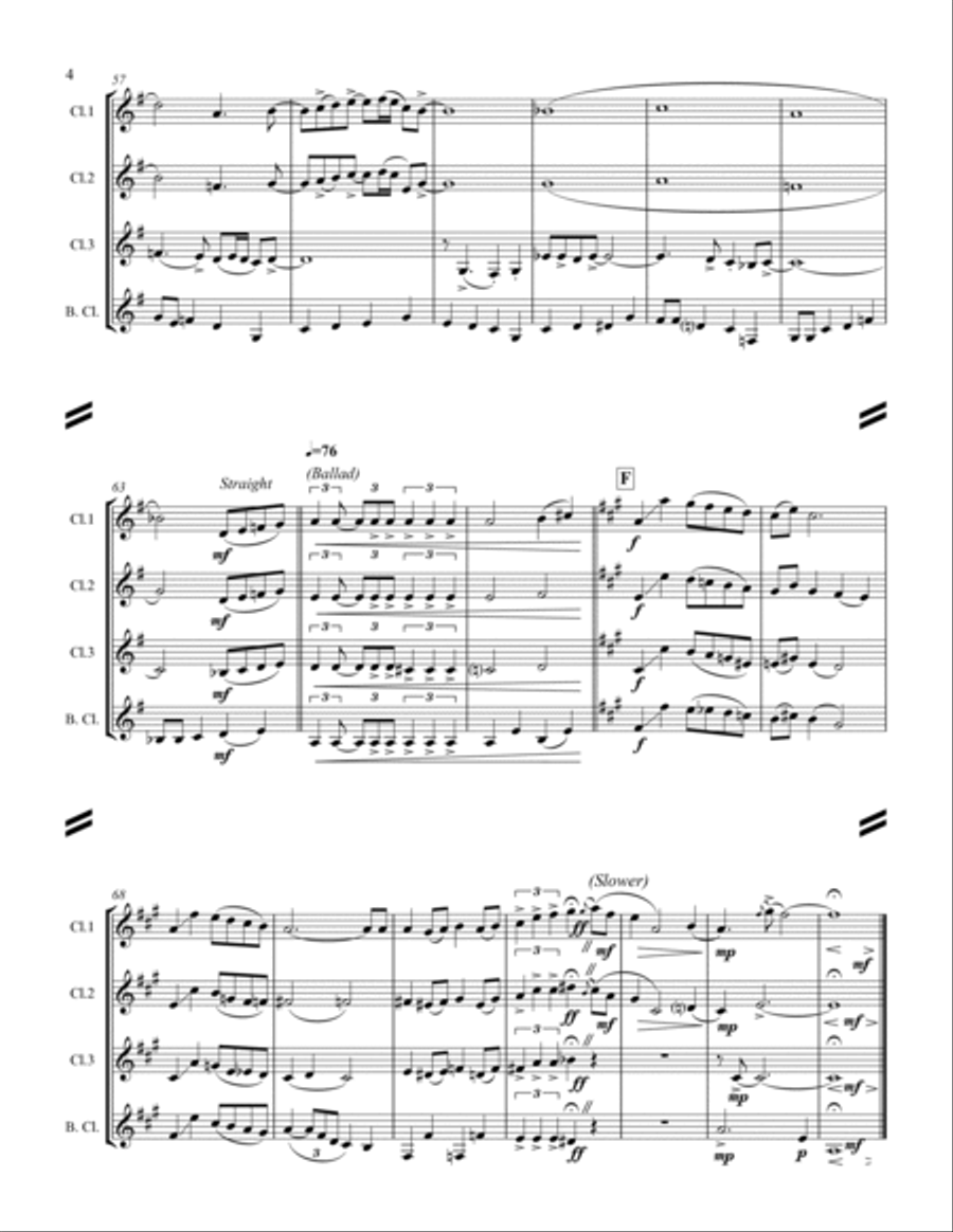 The Christmas Song (Chestnuts Roasting On An Open Fire) Woodwind Ensemble scores gallery preview page 5