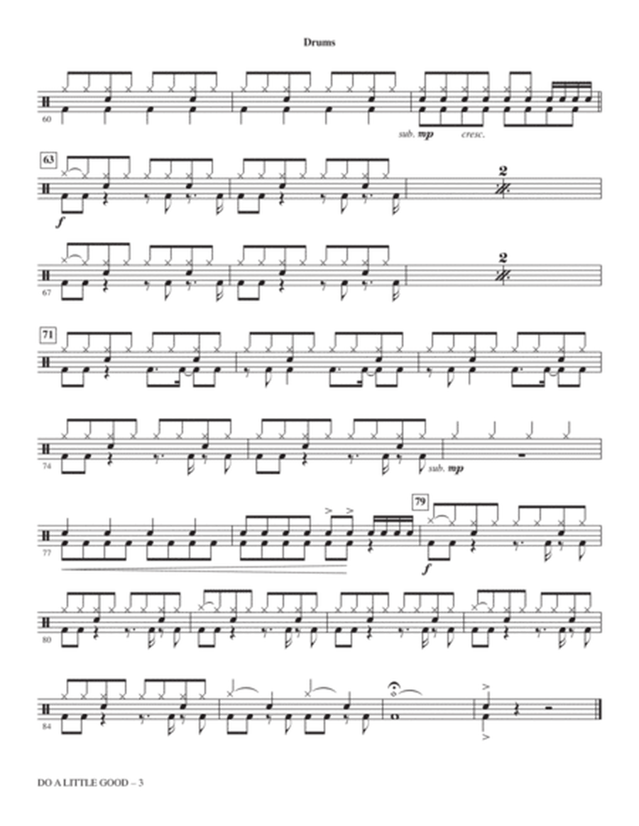 Do A Little Good (from Spirited) (arr. Roger Emerson) - Drums