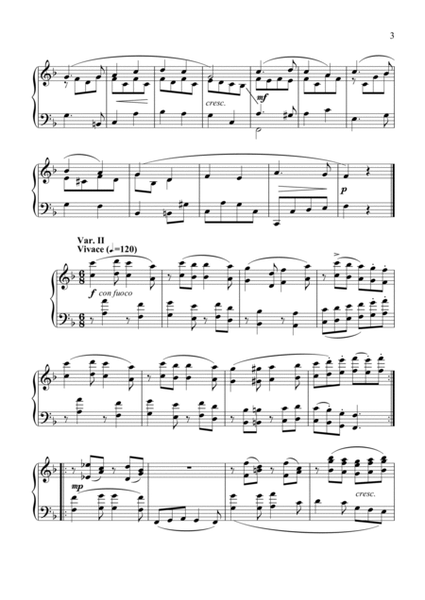 In the Gloaming: Five Variations for Piano image number null