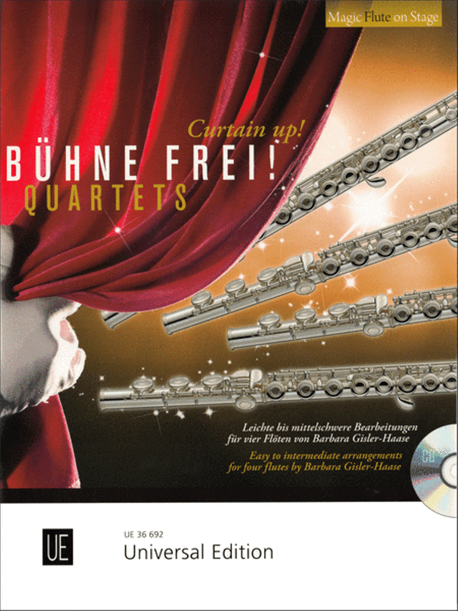 Curtain Up! Quartets Flute Quartet scores gallery preview page 1