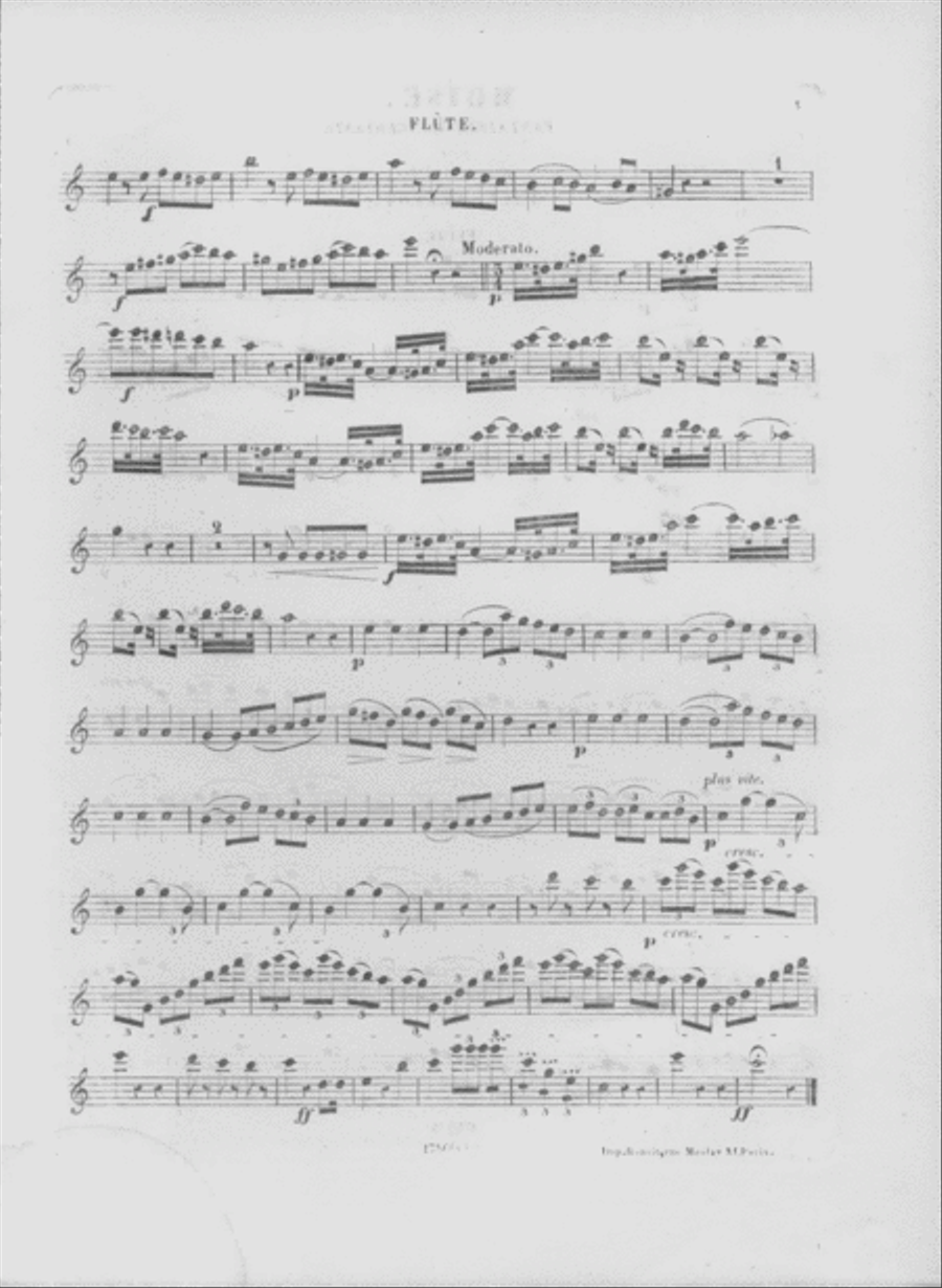 Moise Fantaisie Concertante pour Piano et Violon Flute scores gallery preview page 3