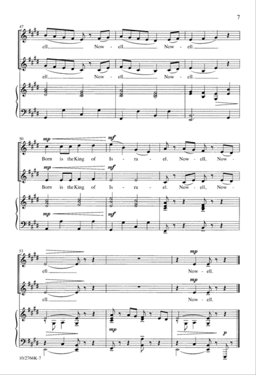 The First Nowell The First Nowell 2-Part scores gallery preview page 7