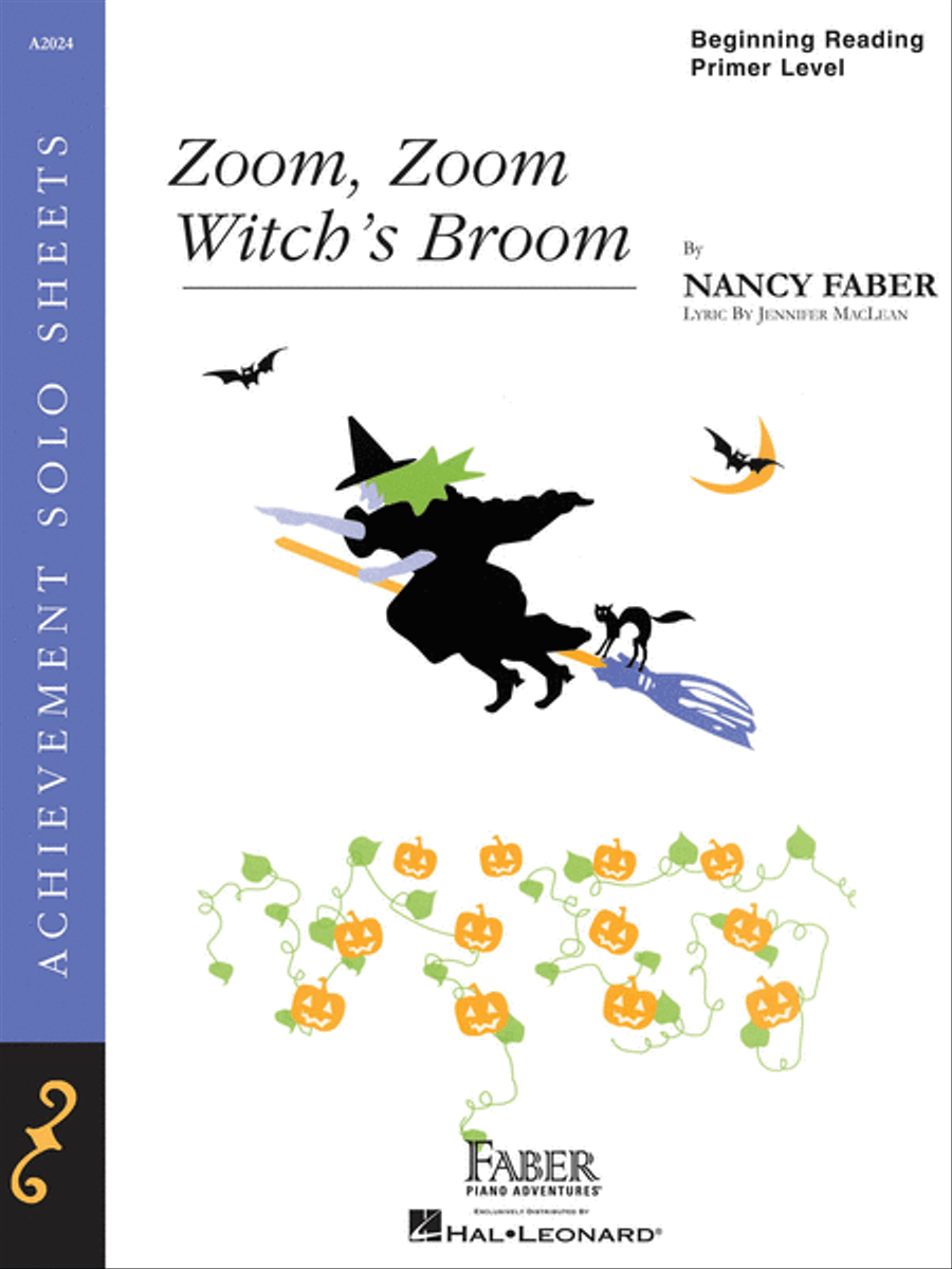 Zoom, Zoom, Witch's Broom Piano Method scores gallery preview page 1