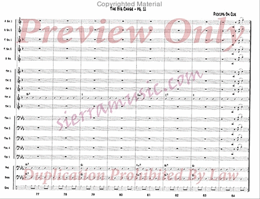 The Big Chase Jazz Ensemble scores gallery preview page 12