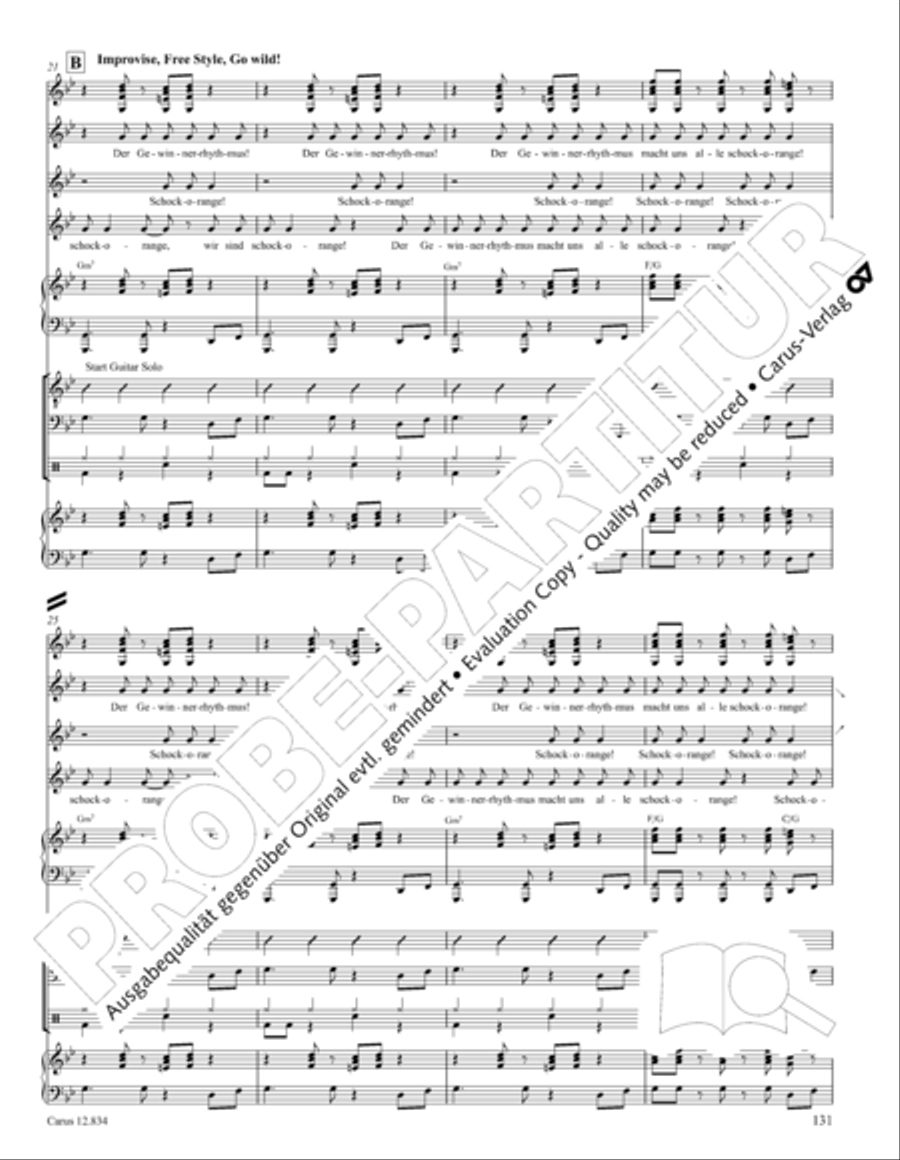 Schockorange Choir scores gallery preview page 132