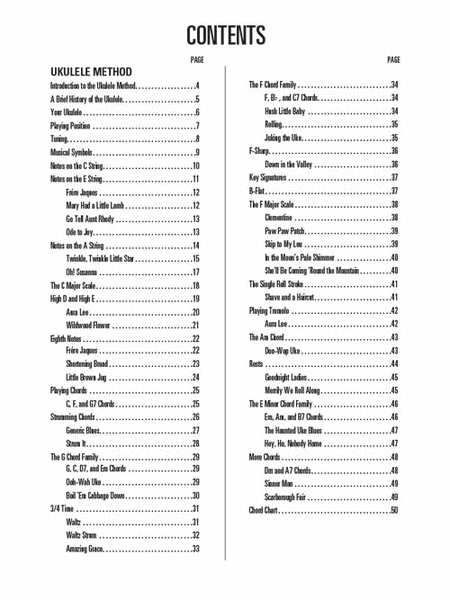 Hal Leonard Ukulele Method Book 1 Plus Chord Finder image number null