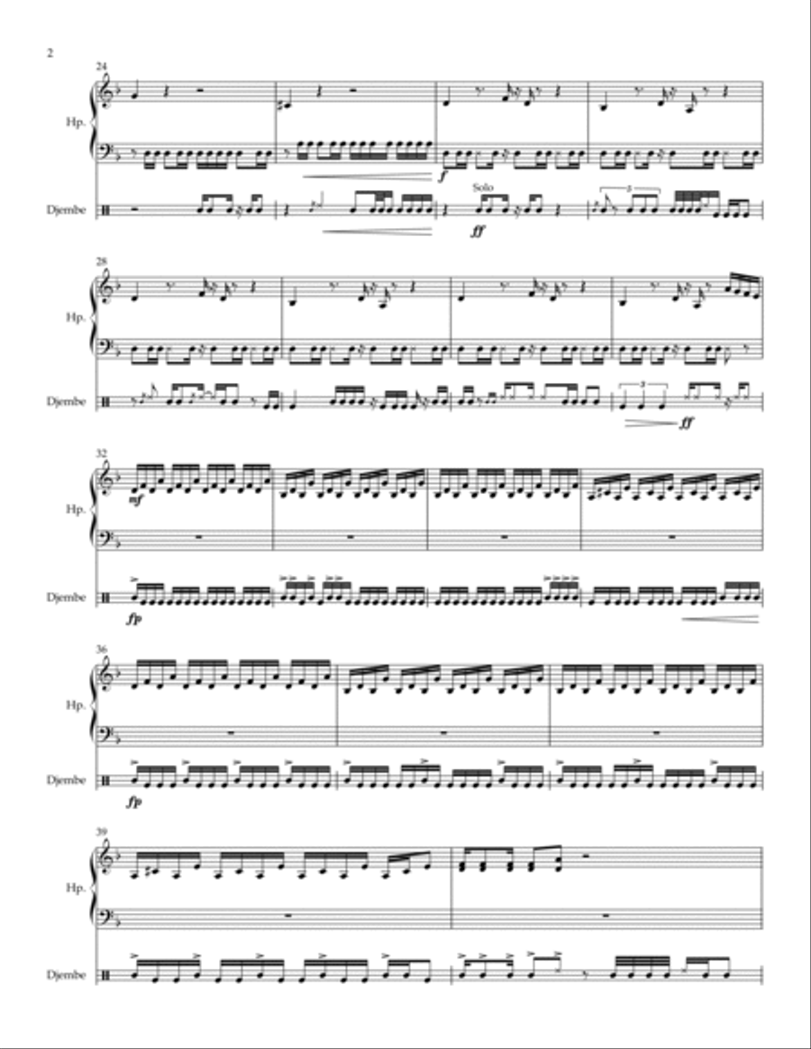 Shaking Hands Shaking Hands Percussion scores gallery preview page 2