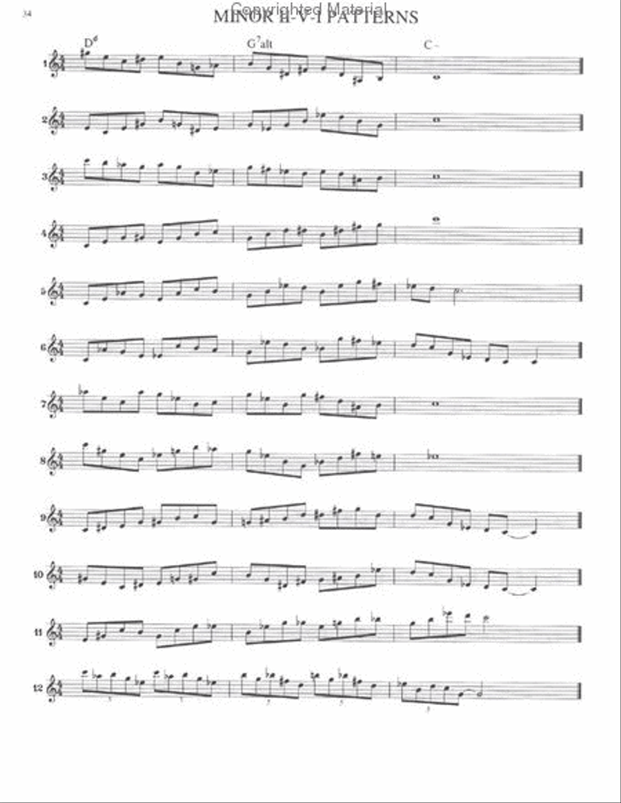 The Augmented Scale In Jazz C Instrument scores gallery preview page 4