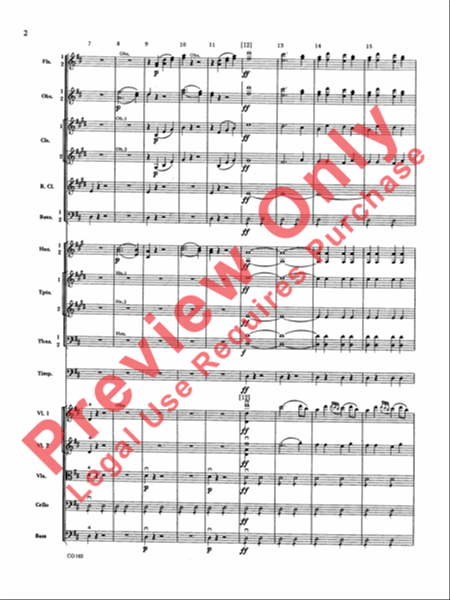The Marriage of Figaro -- Overture Full Orchestra scores gallery preview page 5