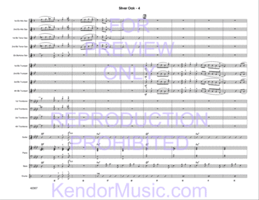 Silver Oak Silver Oak Jazz Ensemble scores gallery preview page 6