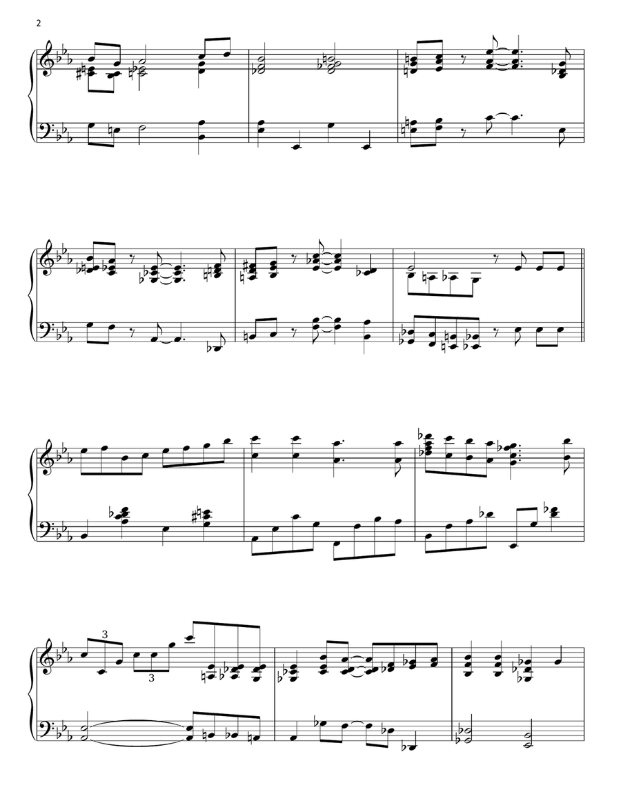 It's Easy To Remember Piano Solo scores gallery preview page 2