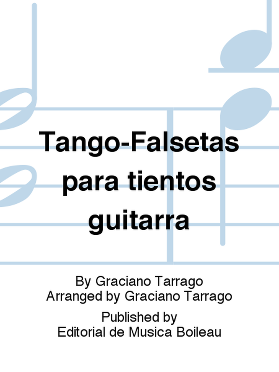 Tango-Falsetas para tientos guitarra
