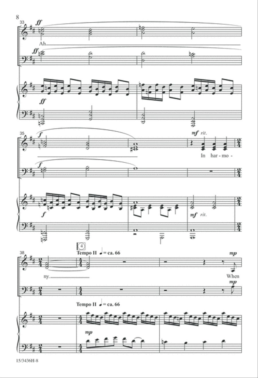Canticle of Winter 4-Part scores gallery preview page 8