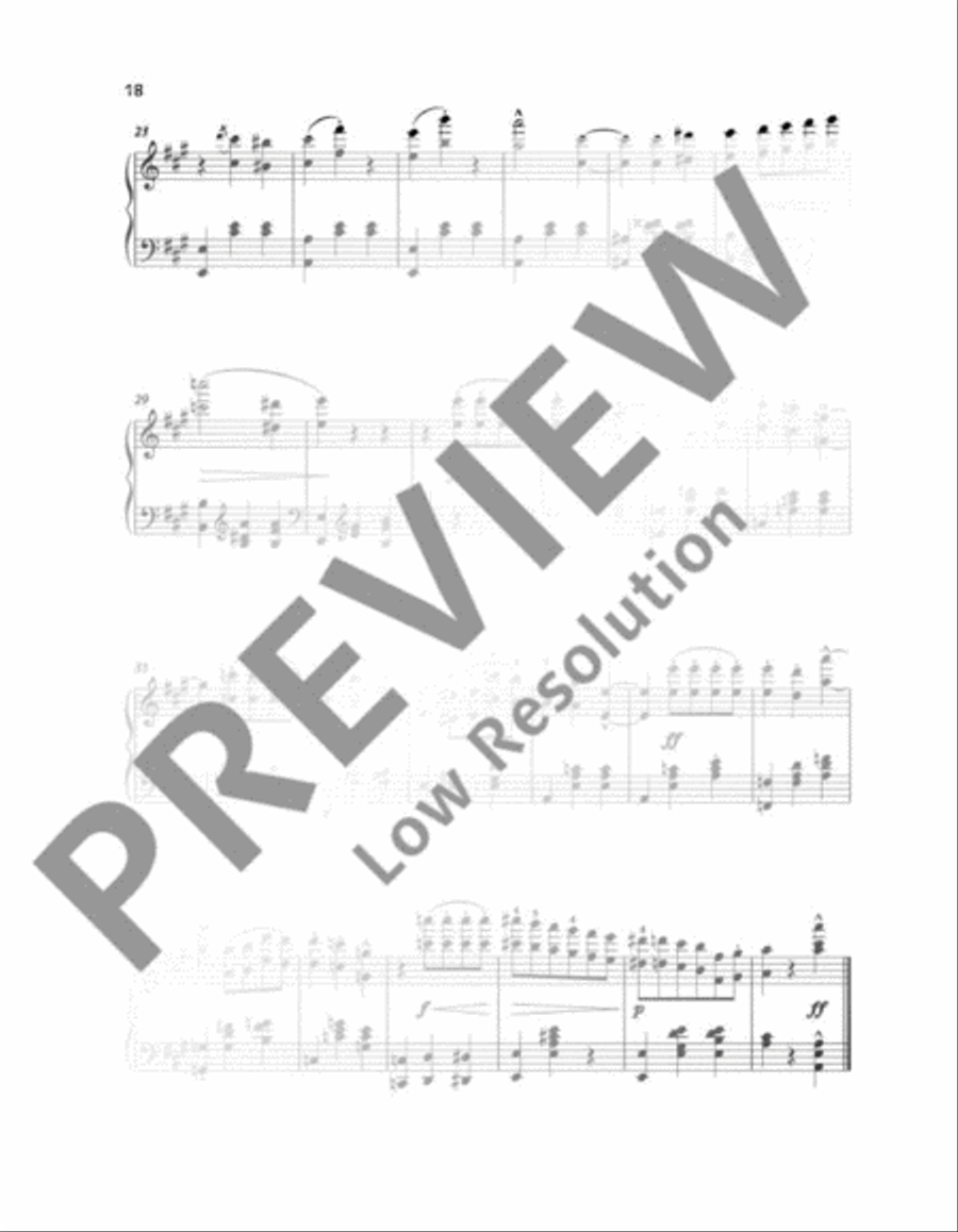 Album Leaf in Waltz Form Piano Solo scores gallery preview page 3
