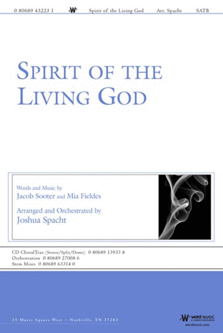 Spirit of the Living God - CD ChoralTrax