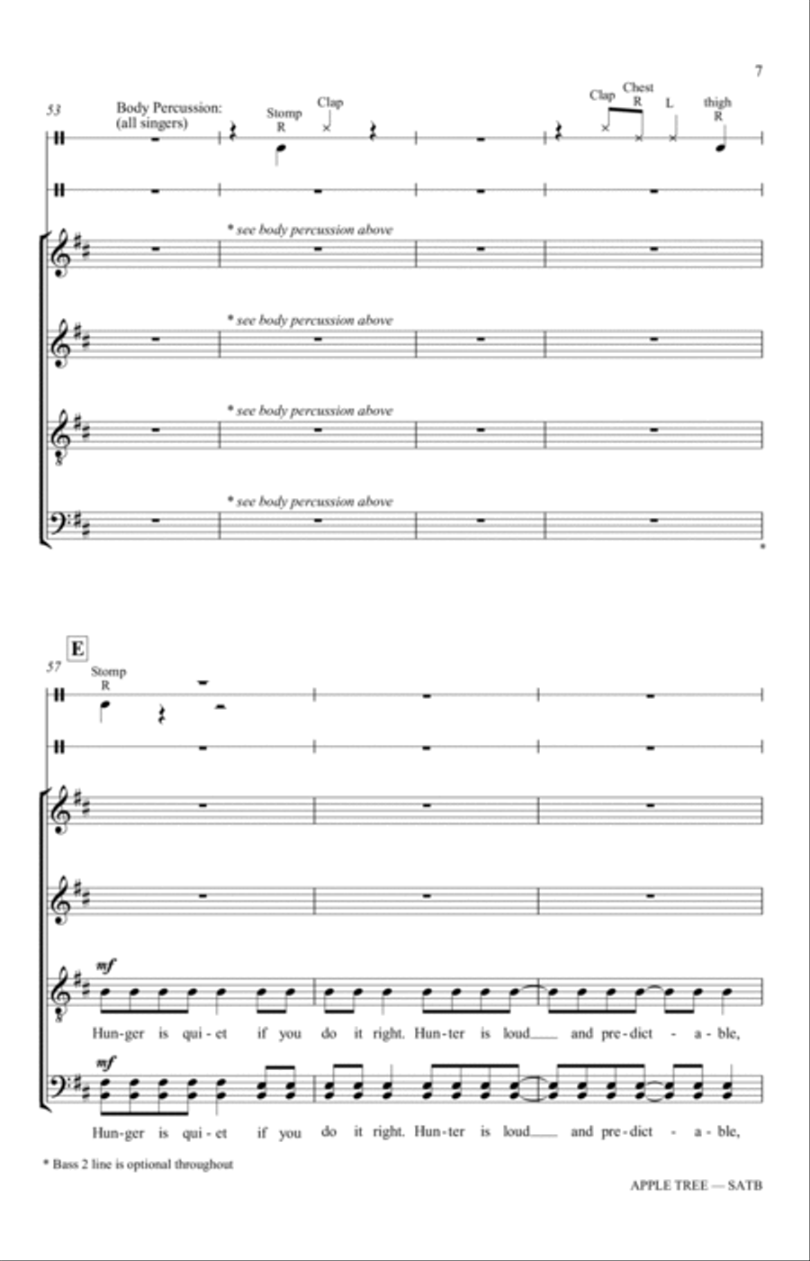 Apple Tree (arr. Katerina Gimon) 4-Part scores gallery preview page 7