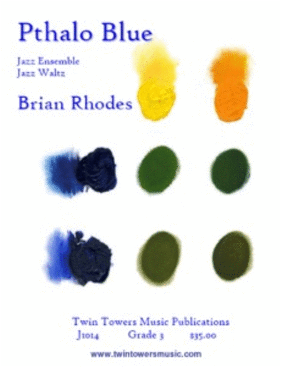 Pthalo Blue Pthalo Blue Jazz Ensemble scores gallery preview page 1
