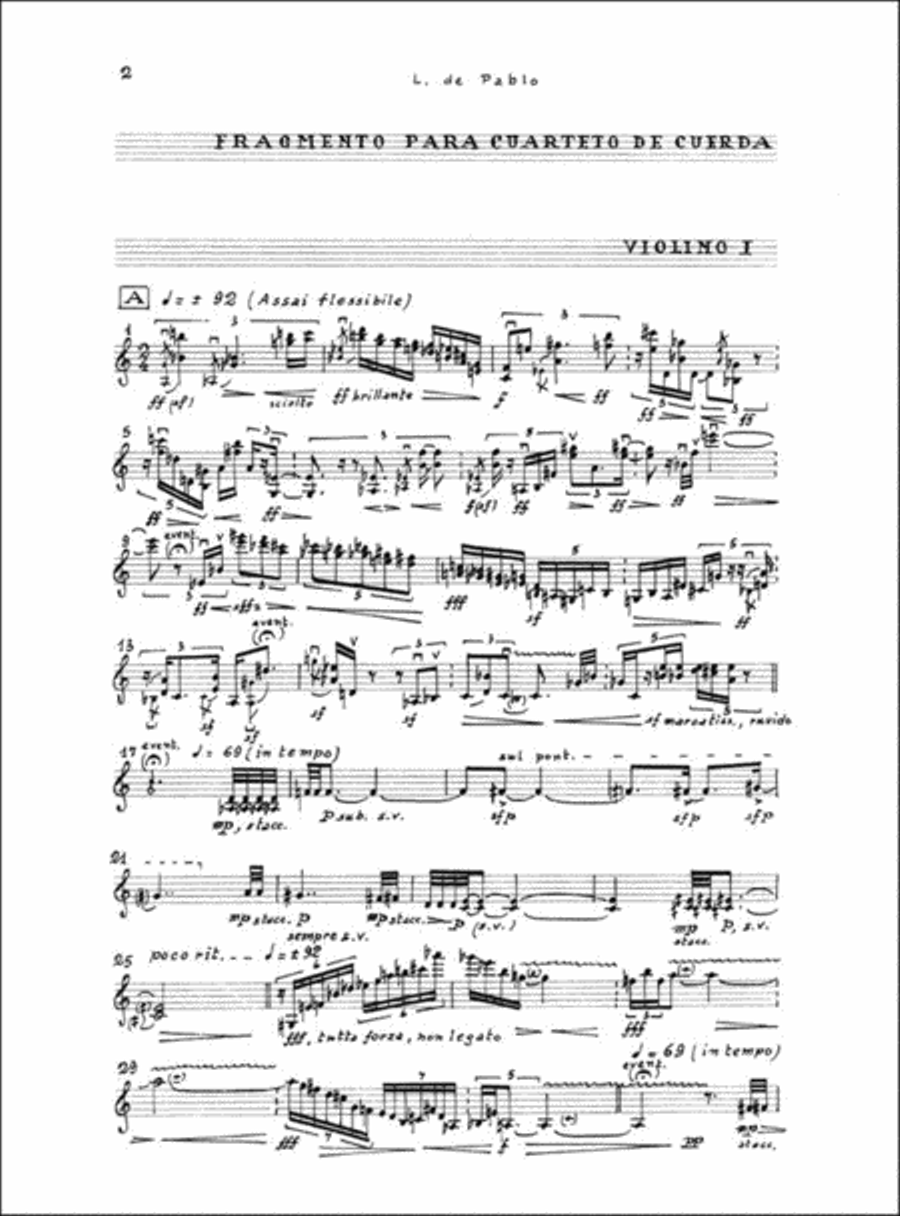 Fragmento String Quartet scores gallery preview page 2