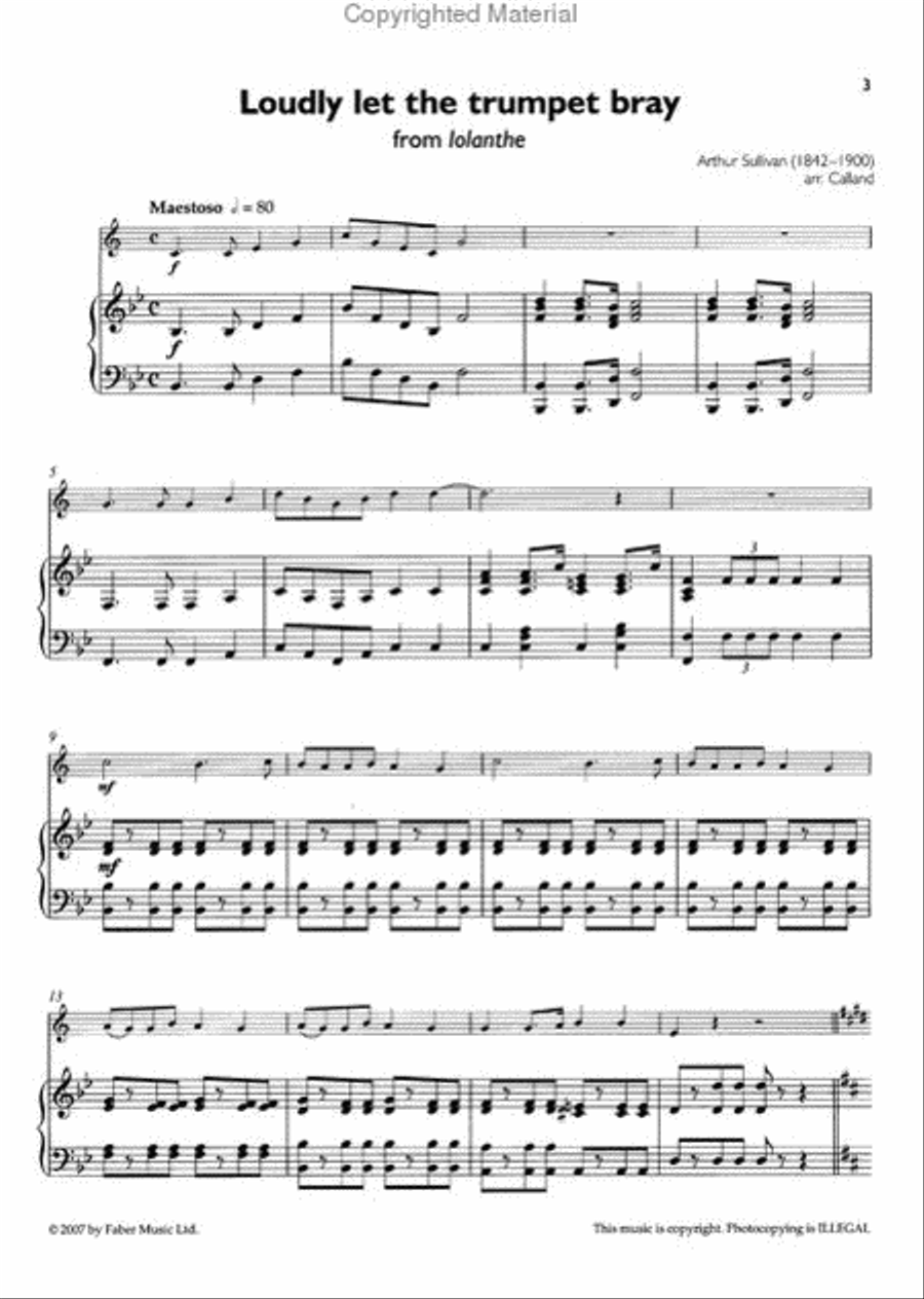 Concert Repertoire for Trumpet Cornet scores gallery preview page 2