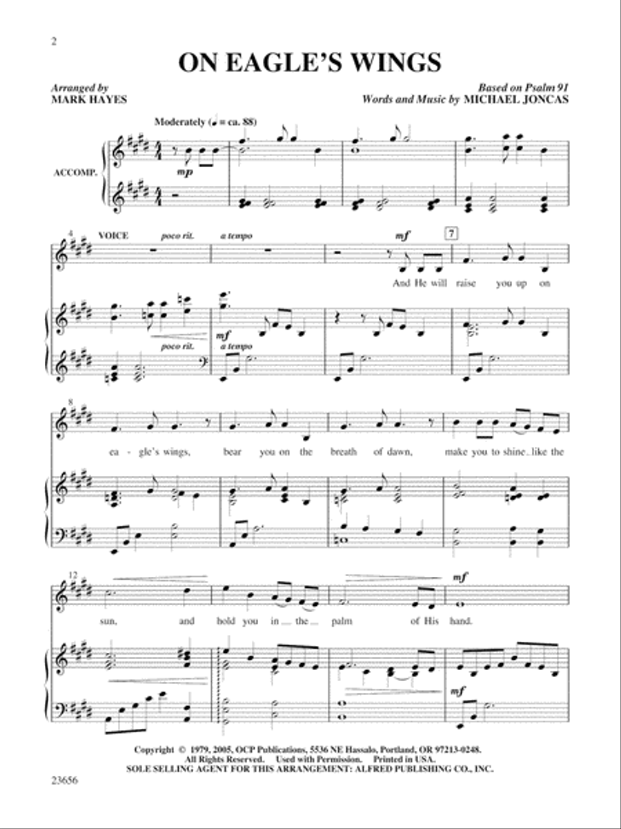 The Mark Hayes Vocal Solo Collection -- 7 Praise and Worship Songs for Solo Voice Medium-High Voice scores gallery preview page 4