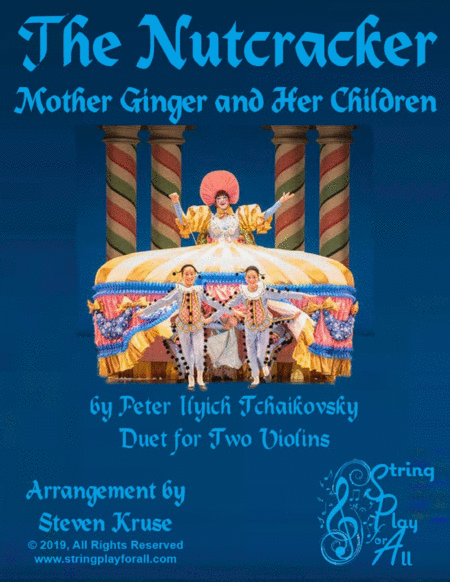 Mother Ginger and Her Children from "The Nutcracker" for violin duet image number null