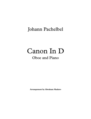 Book cover for Pachelbel`s Canon In D Oboe and Piano