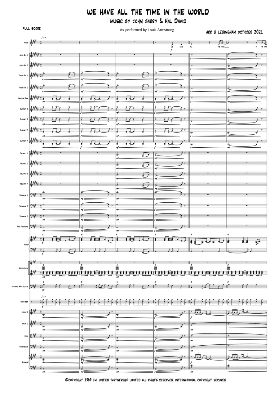 We Have All The Time In The World