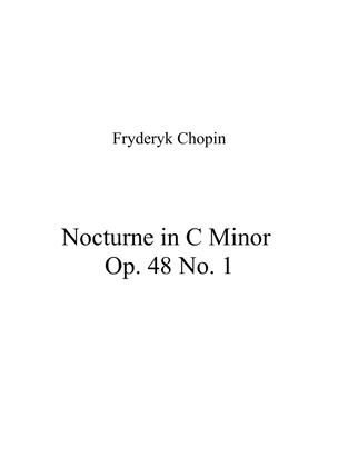 Book cover for Nocturne in C Minor Op. 48 No. 1