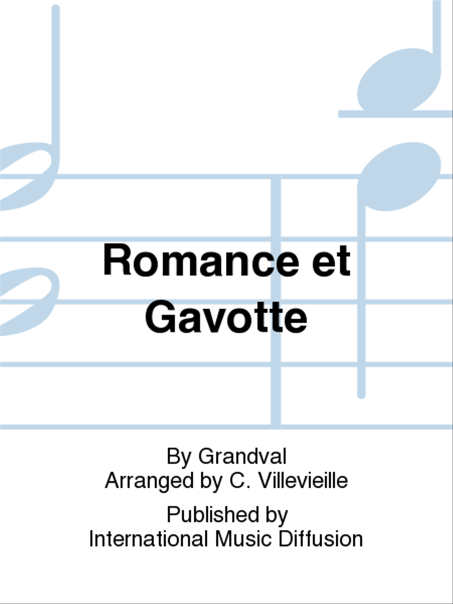 Romance et Gavotte Romance et Gavotte Oboe scores gallery preview page 1