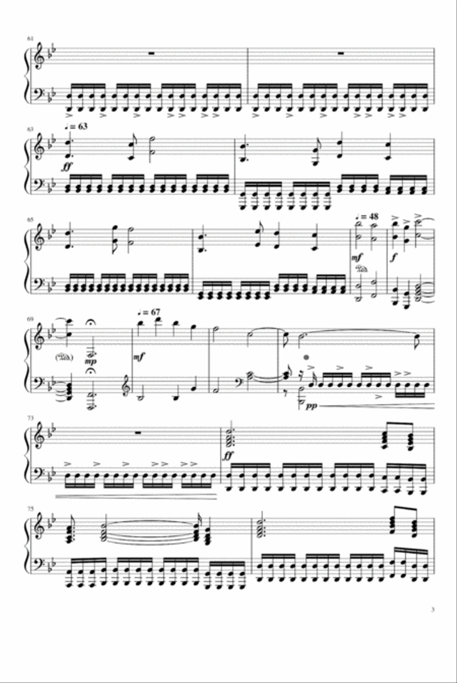 Alpha Alpha Piano Solo scores gallery preview page 3
