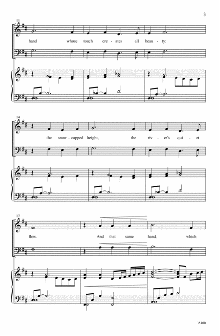 Thanks Be to God 4-Part scores gallery preview page 2