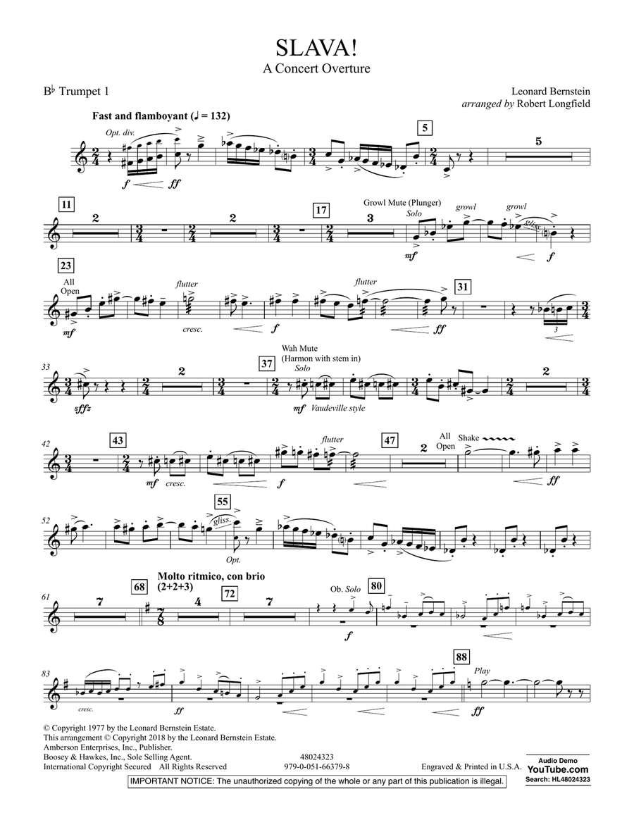 Slava! - Bb Trumpet 1