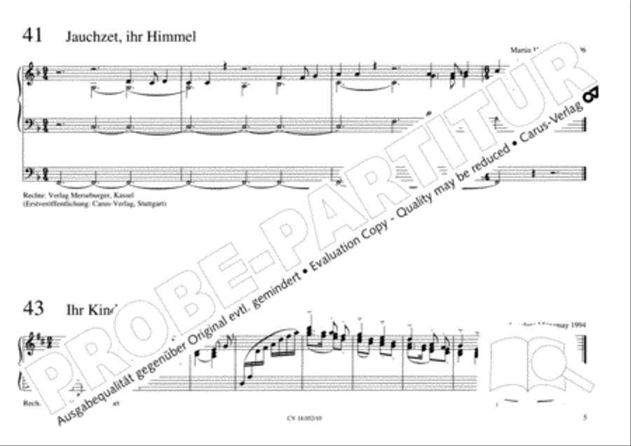 Esslinger Orgelbuch, Bd I-III Organ Solo scores gallery preview page 22