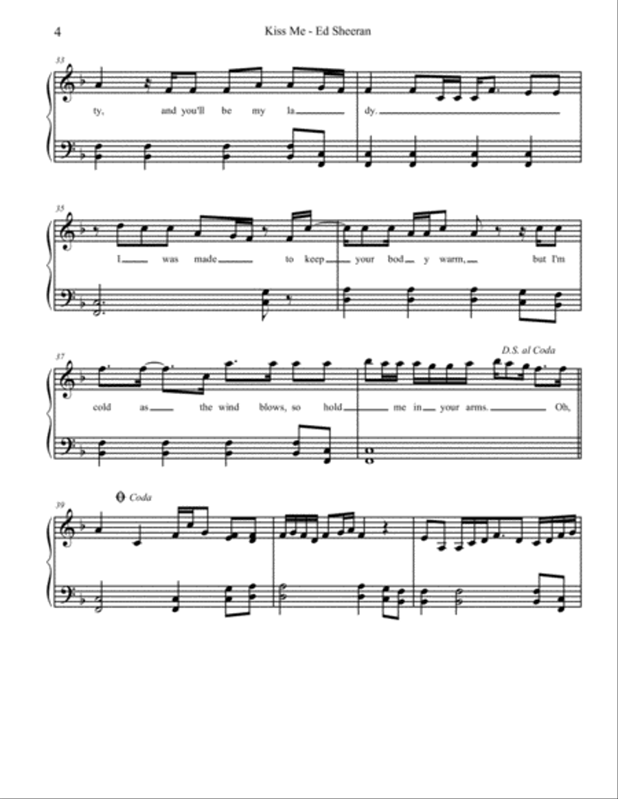 Kiss Me Kiss Me Small Ensemble scores gallery preview page 4