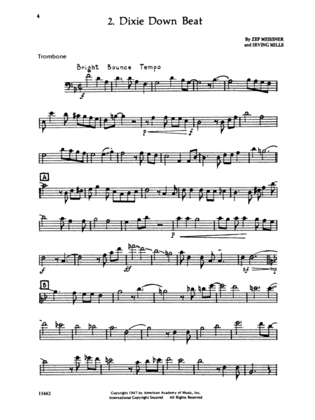 Dixieland Beat (Trombone)