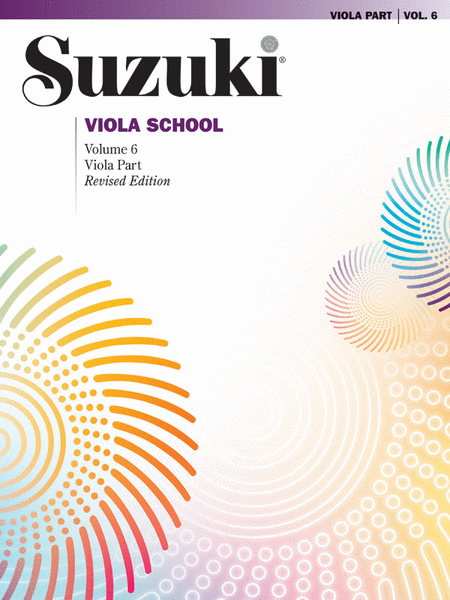 Suzuki Viola School Viola Part Volume 6 (revised Edition)