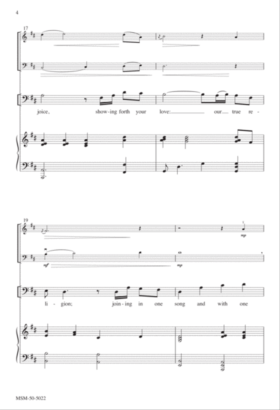 Like a Mighty Wind 4-Part scores gallery preview page 3