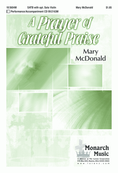 A Prayer of Grateful Praise image number null