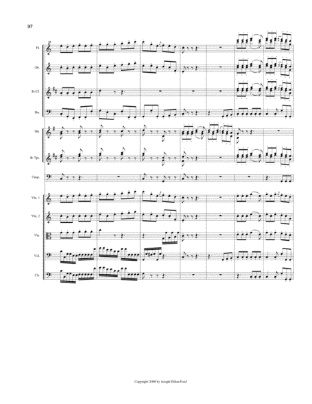 Piano Concerto No. I in C Major ("Schroedinger's Cat") - Orchestral Score and Parts - 3rd movement image number null