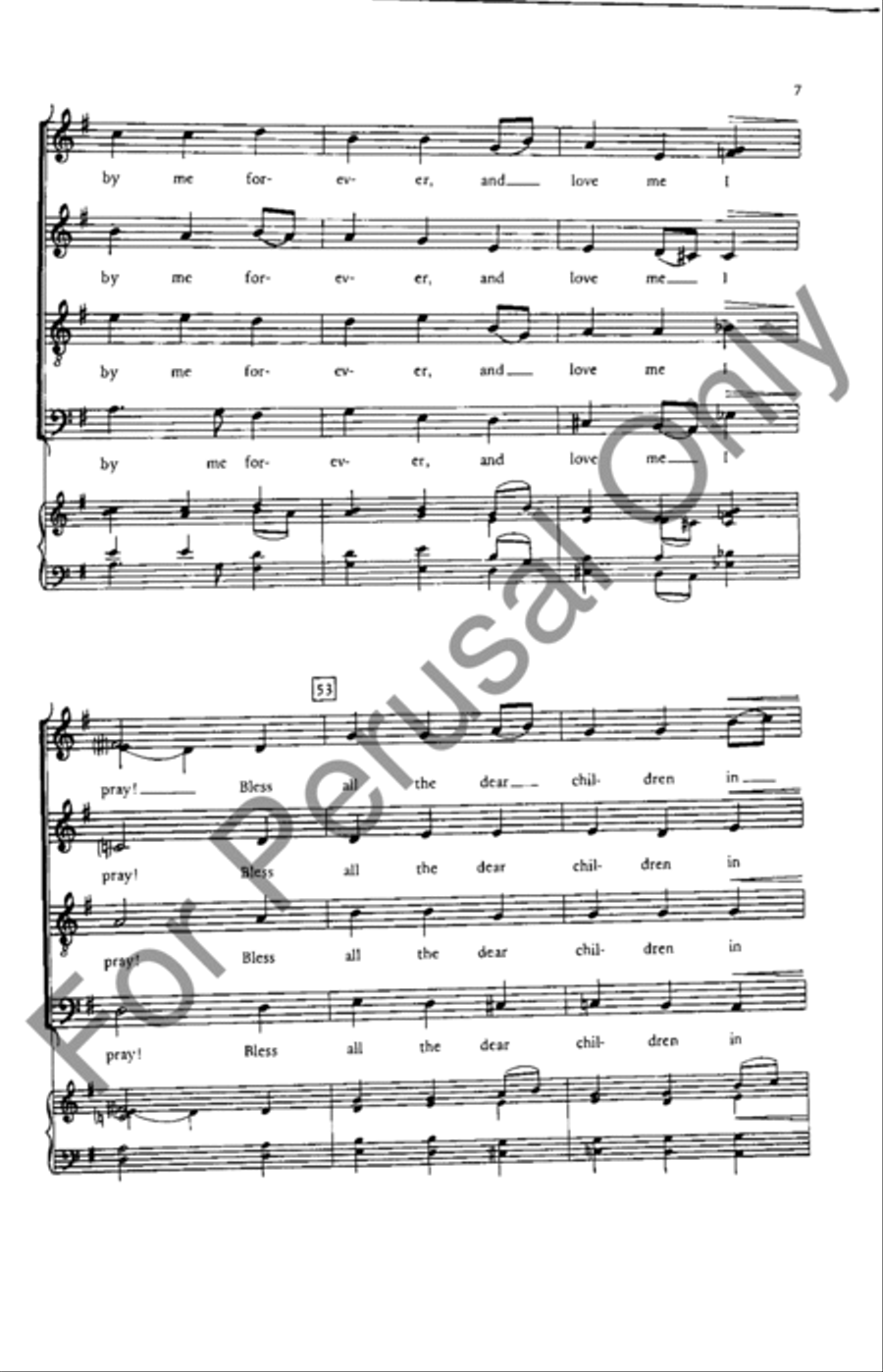Away In A Manger 4-Part scores gallery preview page 7